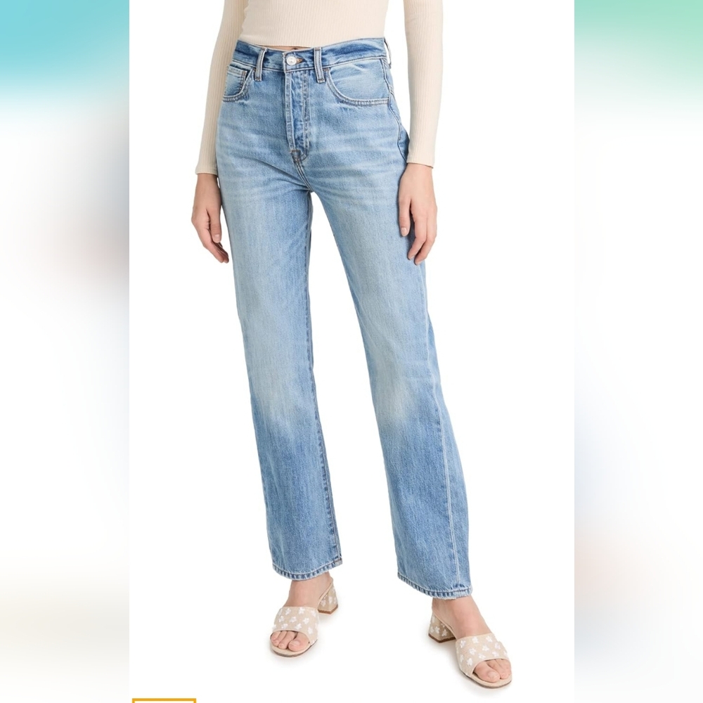 7 For All Mankind ▪︎ Women's Star Panel Easy Straight Jeans, Like New